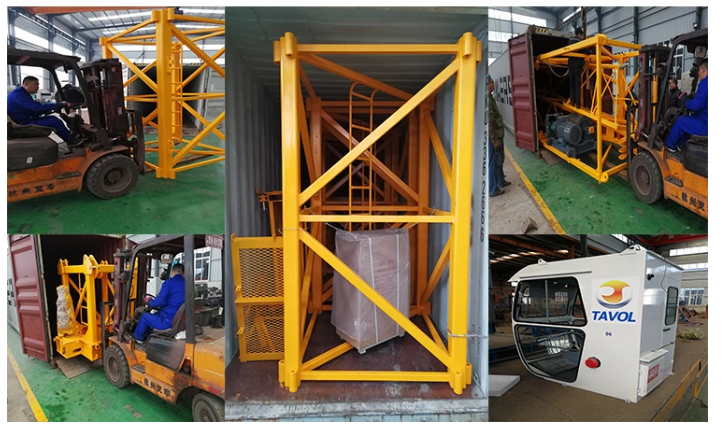 tower crane loading