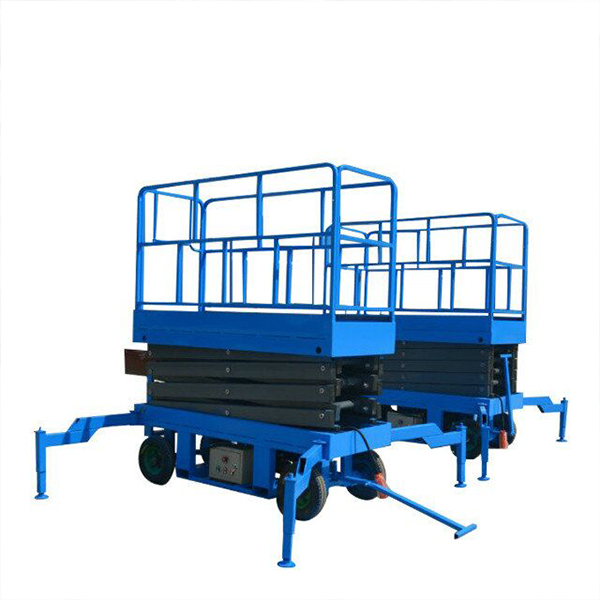 10m Auxiliary walk type aerial scissor lift table Buy Trailed Mobile
