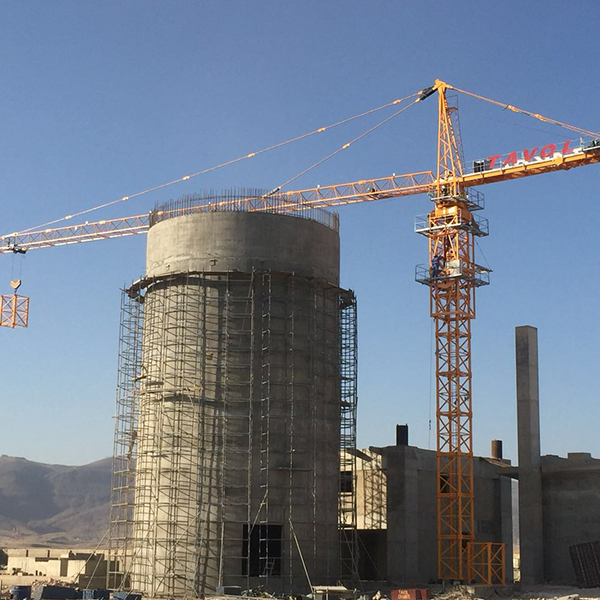 6Ton Self Erection Tower Crane of Hammer head tower