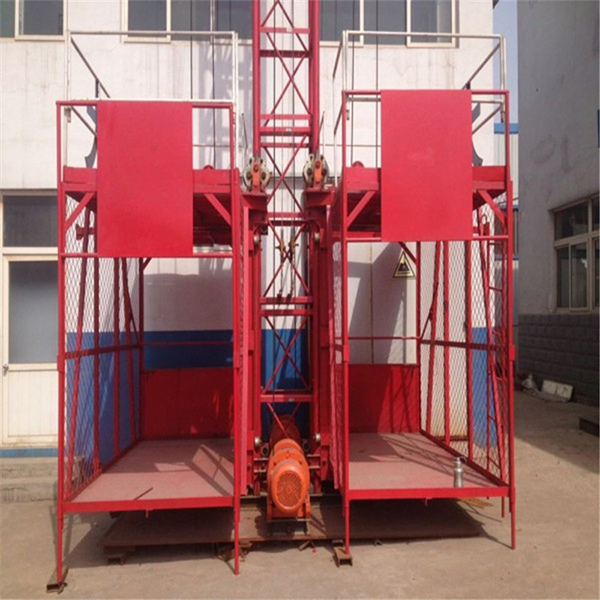 SS100/100 1ton Material Construction Hoist of Construction Elevator ...