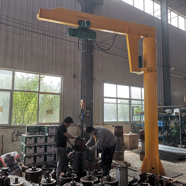 column mounted jib cranes