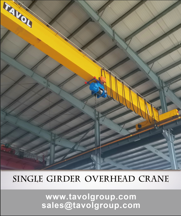 Single girder overhead crane