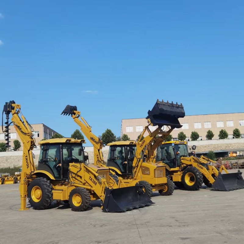 Wheel backhoe excavator loader with other quick hitch attachment factory supply in China