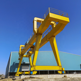 Tavol Brand Heavy Duty Double Girder Gantry Cranes with Open Winch SWL Upto 200 Tons Suitable in Busy And Heavy Working Conditions