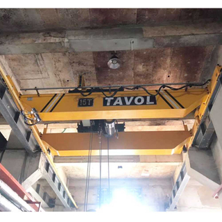 China EOT Cranes Manufacturer Tavol Brand Double Beam Bridge Crane Popular Sale with Nice Price 