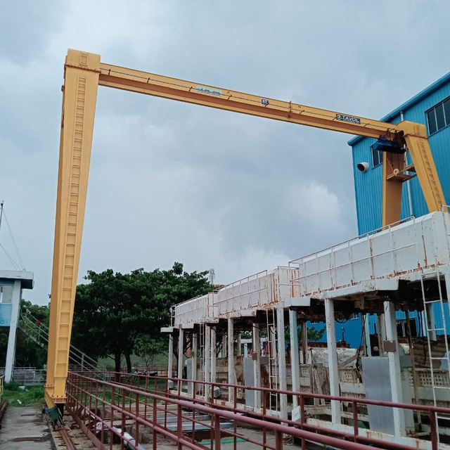 10-25 Ton MH Truss Type Gantry Crane with Cantilever for Outdoor Use