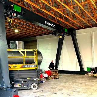 MH Model Single Girder Gantry Crane - Industrial Outdoor Lifting Solution