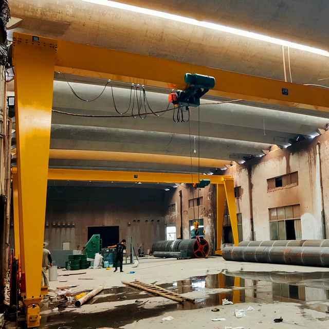 Tavol Brand MH Model Single Girder Overhead Gantry Crane with Low Room Lifting Hoist for Low Room Working Conditions