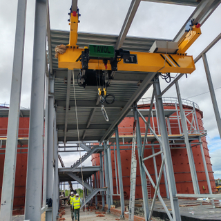 Underslung Running Single Girder Bridge Cranes