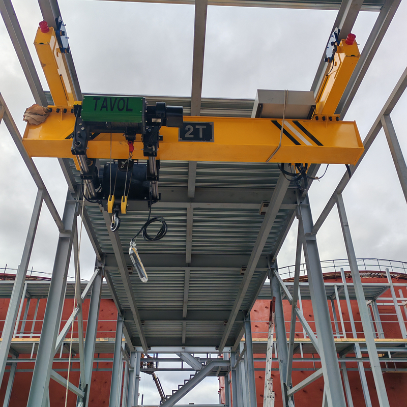 Underslung Running Single Girder Bridge Cranes