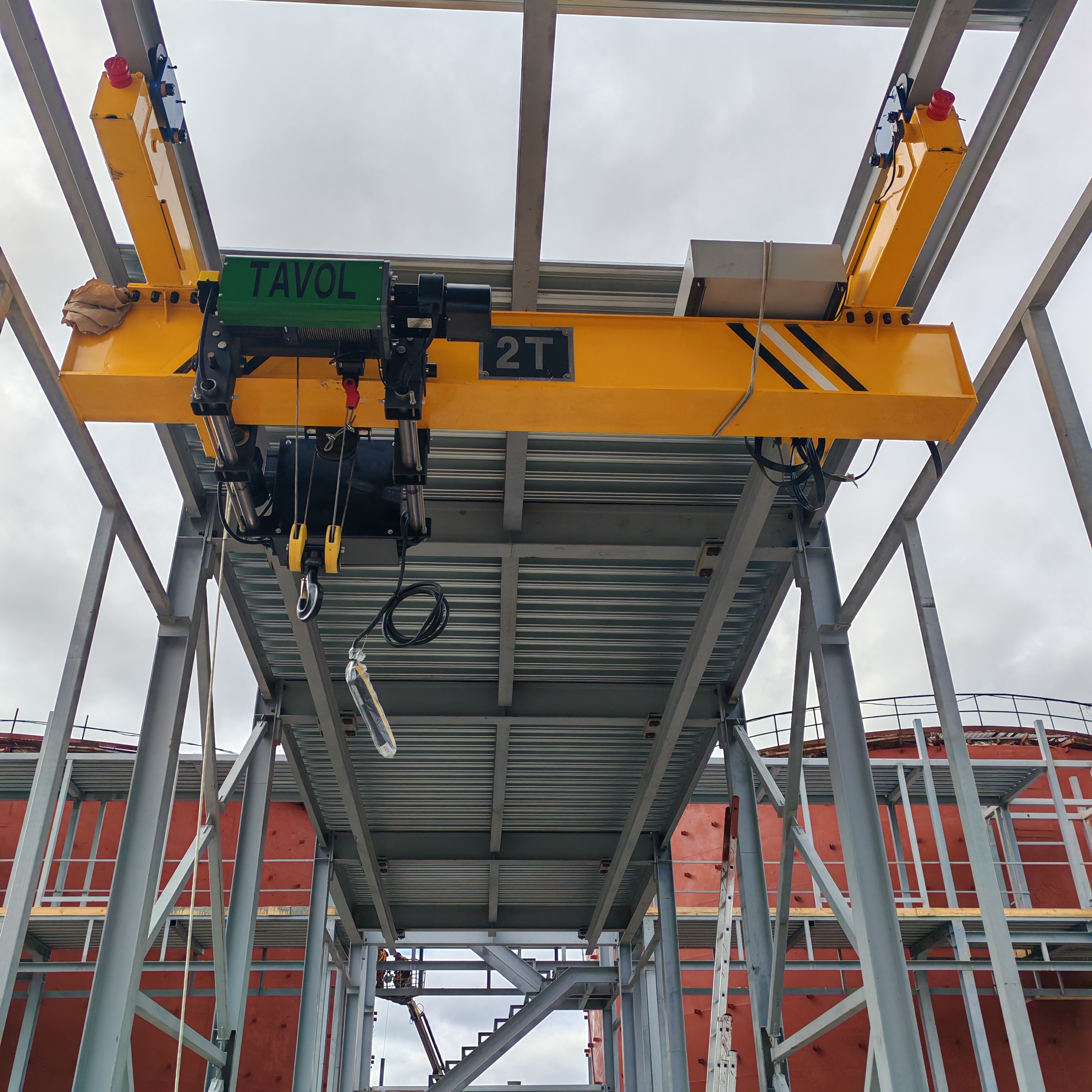 Underslung Running Single Girder Bridge Cranes