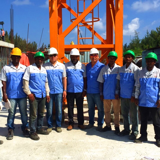 tower crane installation