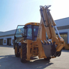 Crab steer mode 4-wheel steer 2.5 ton 388H ROPS with A/C small backhoe loader with competitive price.