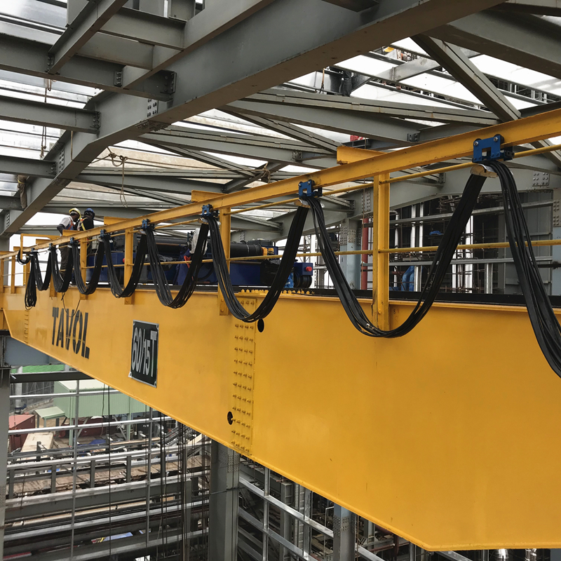 Heavy Duty QD Model 40ton 50ton 60ton Double Beam Overhead Cranes