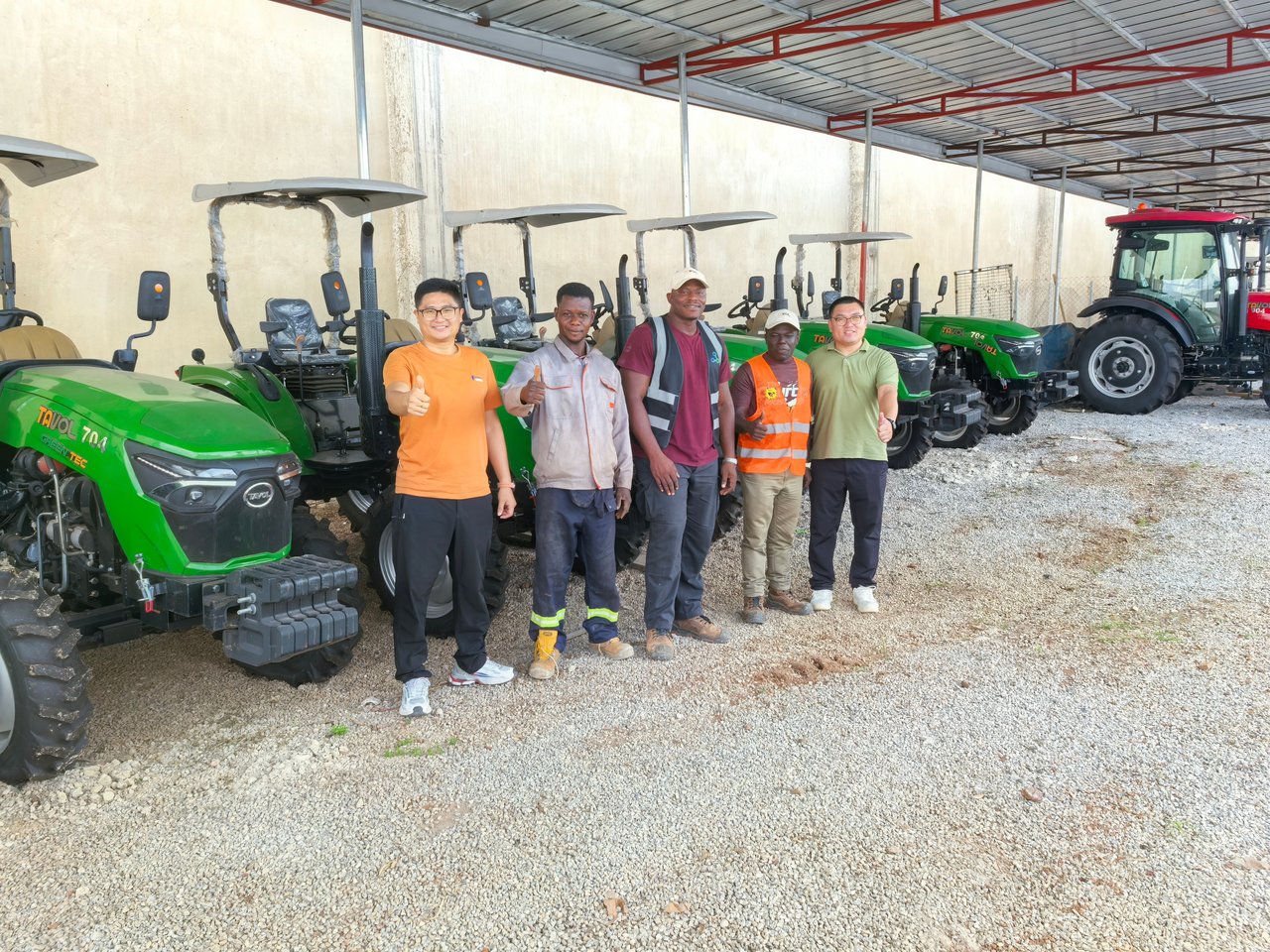 Tavol Tractor Sales Team Established in Ghana — New Tavol Tractors Selling Strong