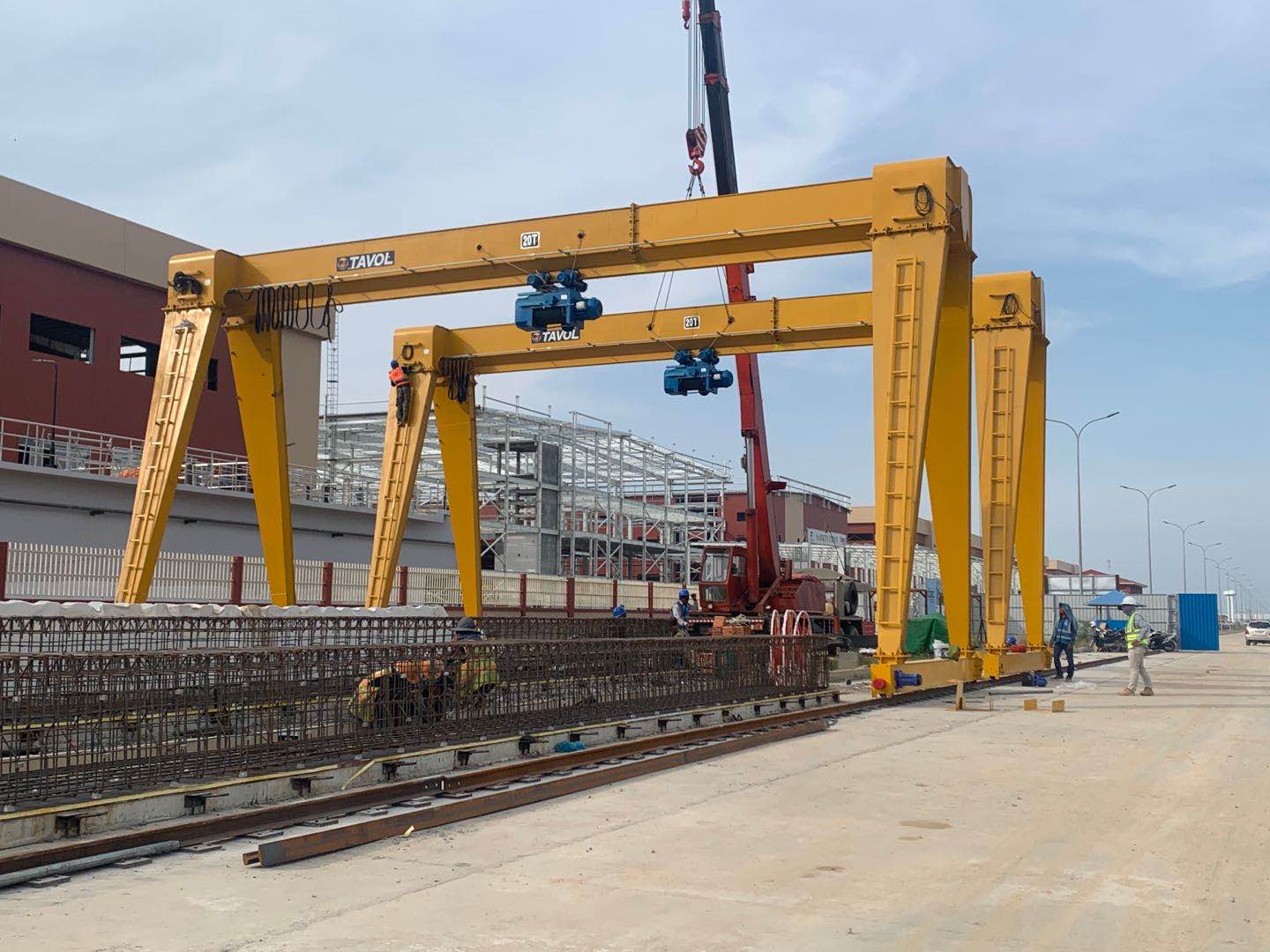 5 Ton 10 Ton 12m Span Gantry Crane Single Girder TAVOL Finework Gantry Crane