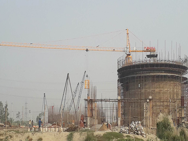 Tavol 2sets of Hammerhead Tower Crane Finished Installation in Bangladesh