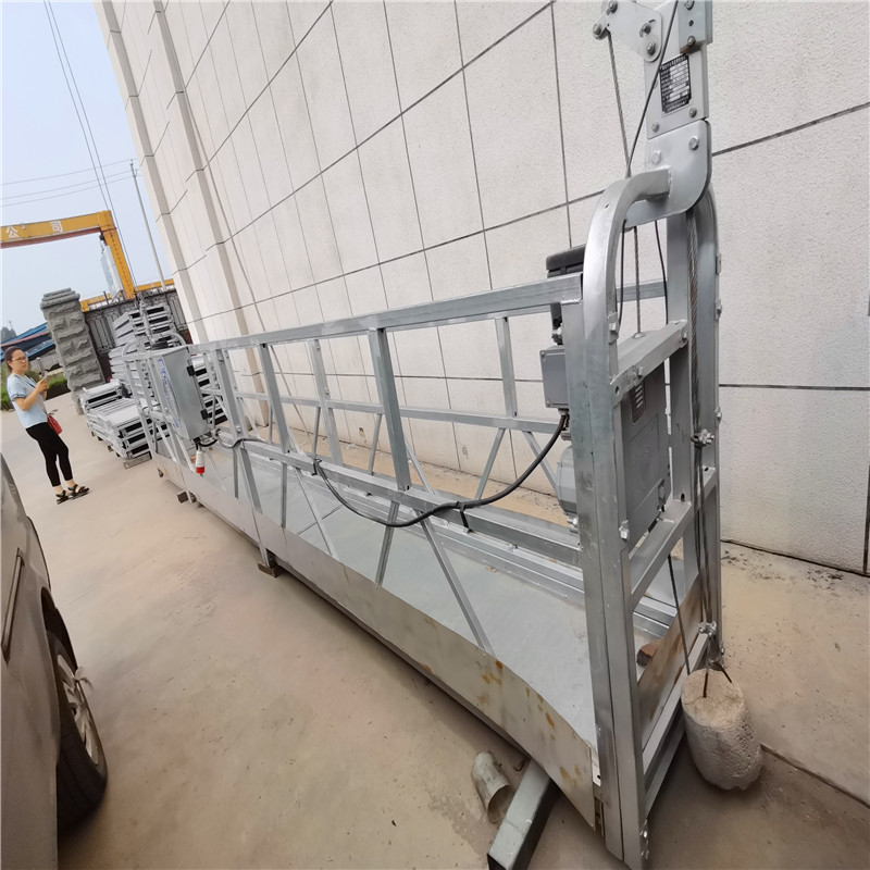  Electric Scaffolding Cradle Zlp630 Building Facade Cleaning Suspended Platform 