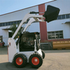 China Factory Supply Construction Machinery Wheeled Mini Skid Steer Loader Diesel Power Quick Change Operation Attachments