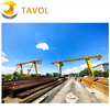 Tavol Brand 20 Tons Universal Single Beam Gantry Crane with Wire Rope Hoist