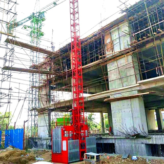 SS100/100 1000kg 20m/min Material Construction Hoist - Tavol Group