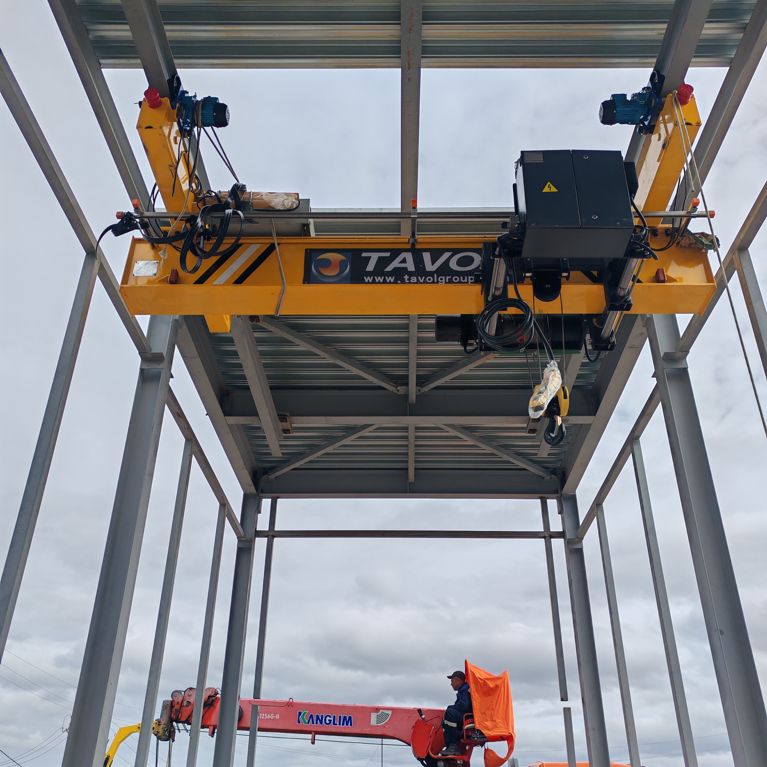 Underslung Running Single Girder Bridge Cranes