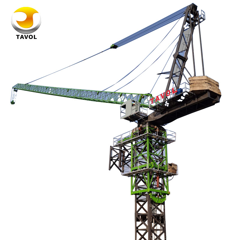 10ton Luffing Crane D125-5020 Tower Crane for Building 