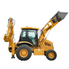 TAVOL 4-wheel steer 2.5 ton 388H ROPS with A/C small backhoe loader with competitive price.
