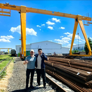12m Span Industrial Lifting Solution 5-10 Ton Single Girder Gantry Crane