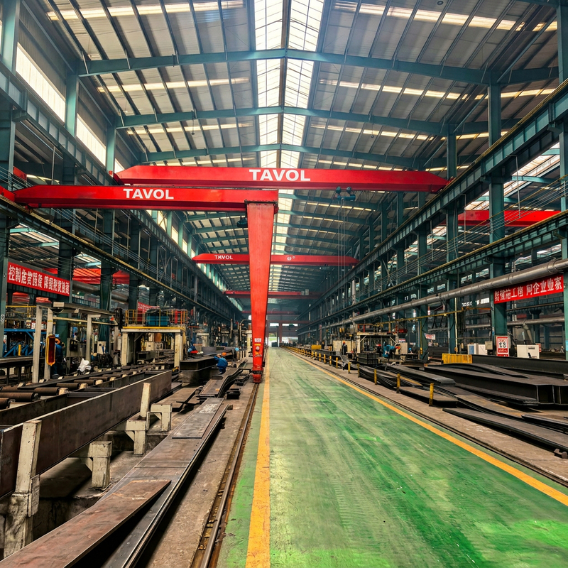 Semi-Gantry Crane for Industrial Yard