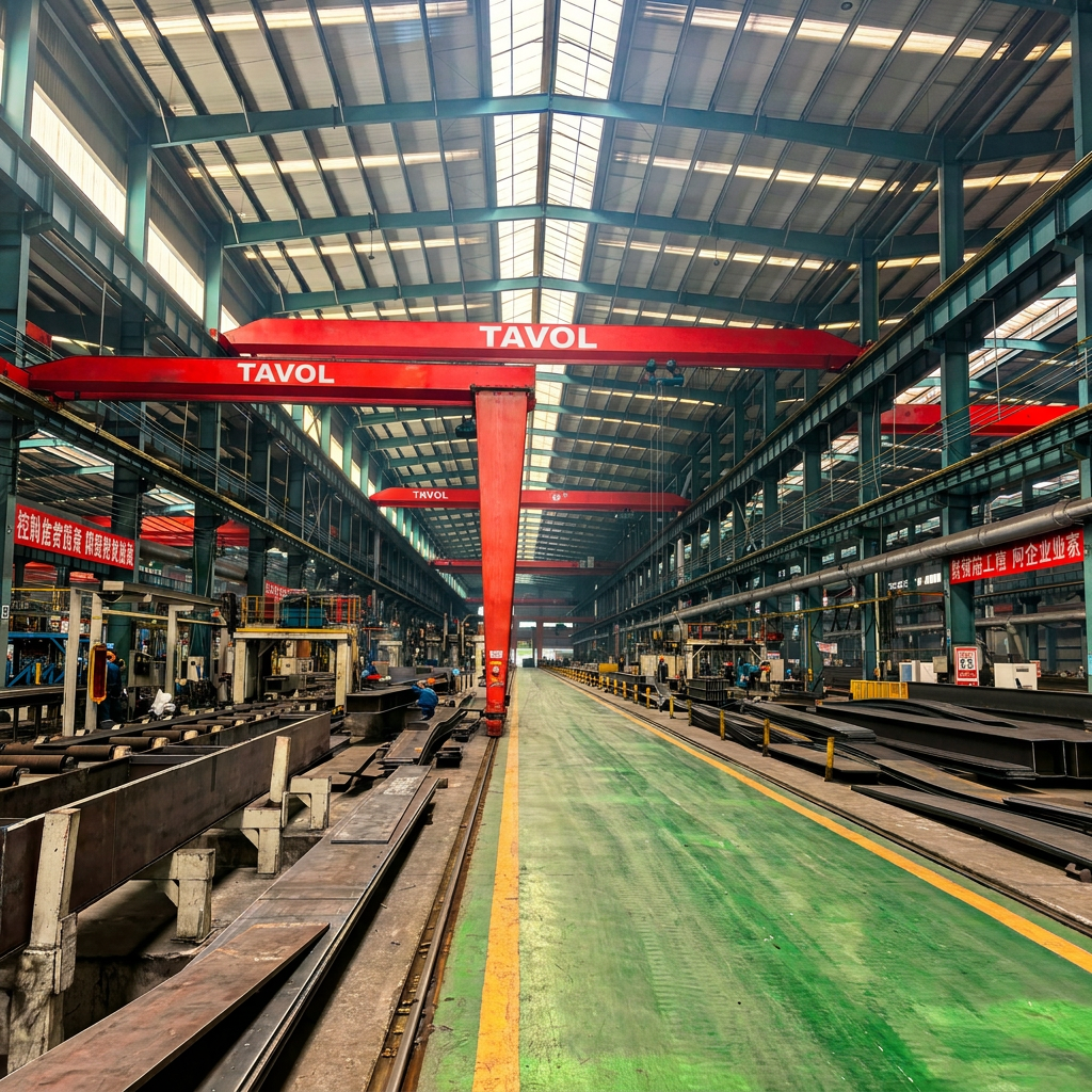 Semi-Gantry Crane for Industrial Yard